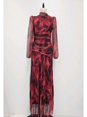 Vestido Nitara Rojizo