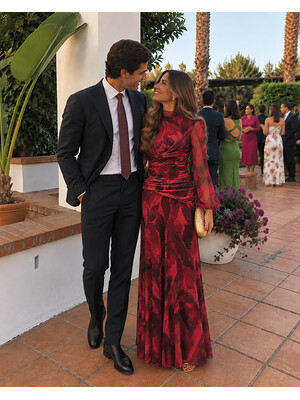 Robe Nitara rougeâtre