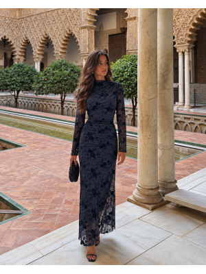 Vestido Cafarnaúm Azul Marino