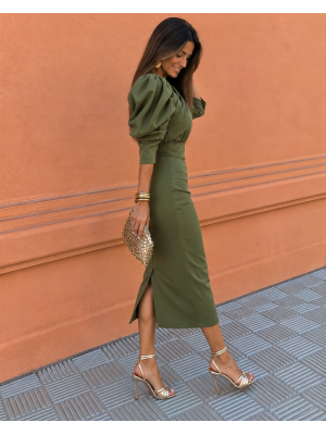 Vestido Sabariego Oliva