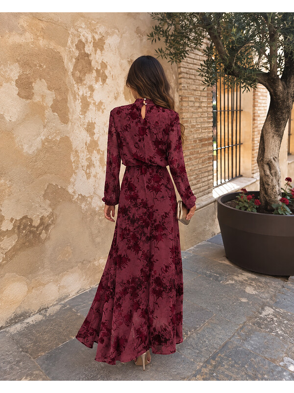 Vestido Garimai Vino