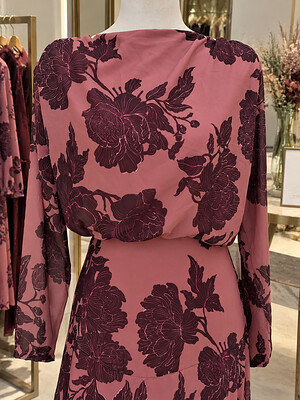 Robe Missori rose/aubergine