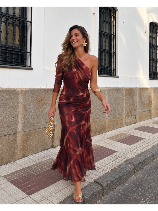 Reddish Dominican Dress