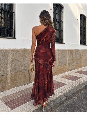 Vestido Dominico Rojizo