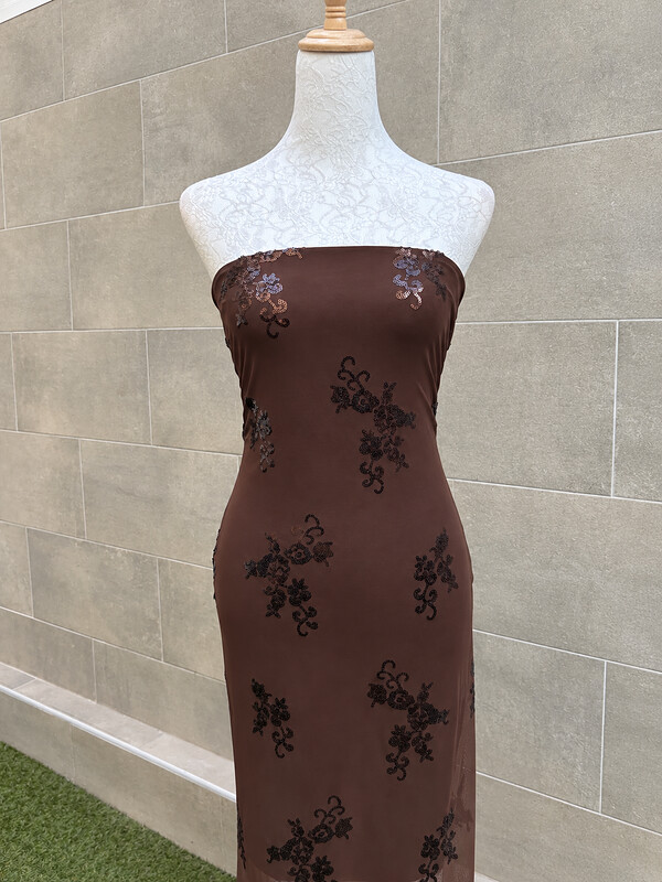 Vestido Salamandra Marrón