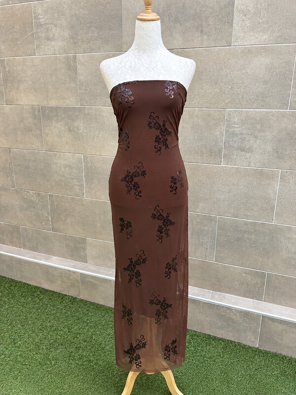 Vestido Salamandra Marrón