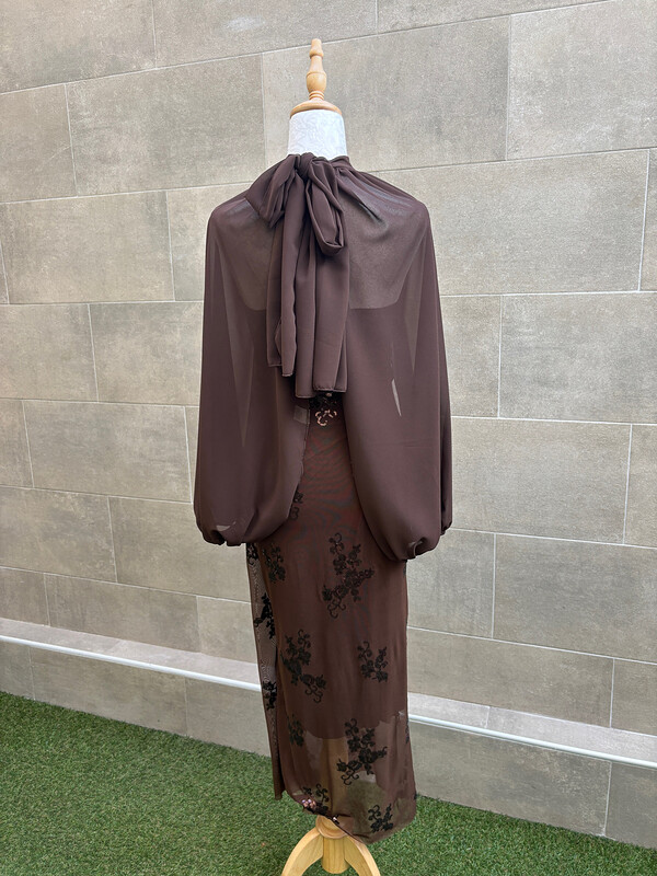 Vestido Salamandra Marrón