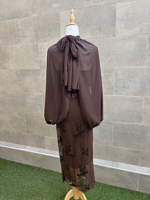 Vestido Salamandra Marrón