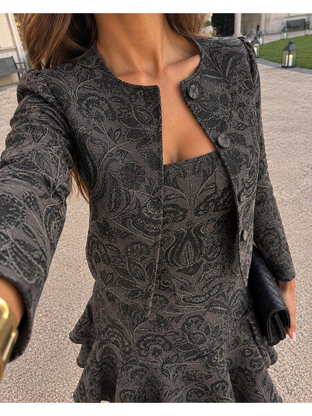 Chaqueta Maquiavelo Gris Oscuro