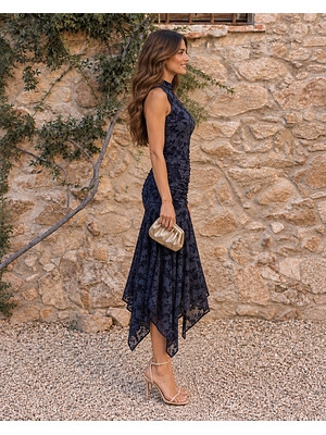 Vestido Verdugo Azul