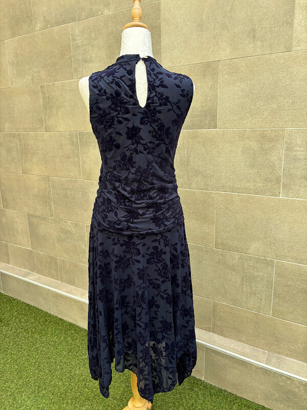Vestido Verdugo Azul