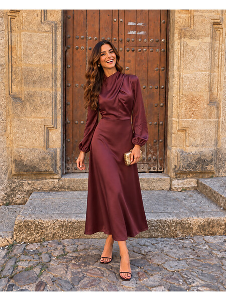Vestido Baviera Vino 2