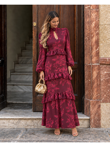 Vestido Montesión Vino 2