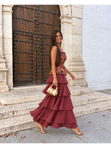 Falda Apolonia Coral 2