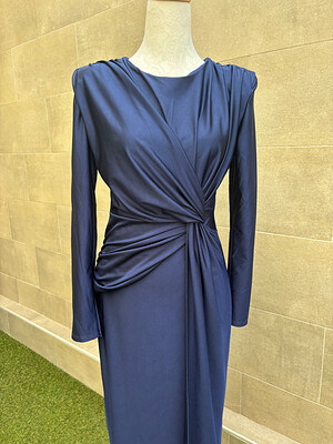 Vestido Laguna Azul Marino