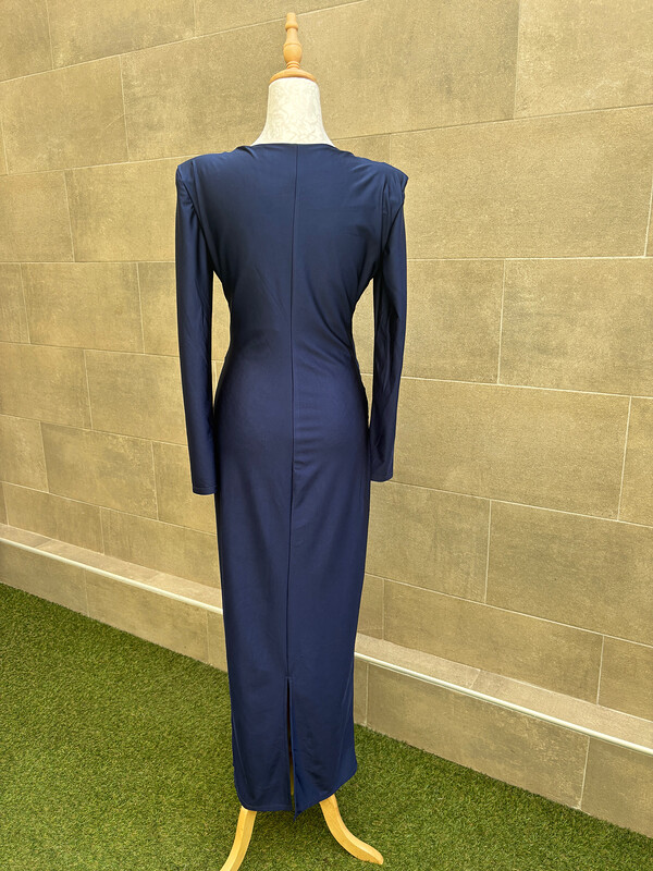 Vestido Laguna Azul Marino