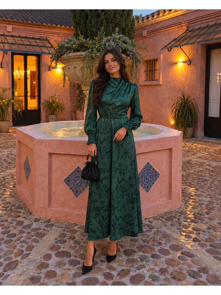 Saffiano Green Dress