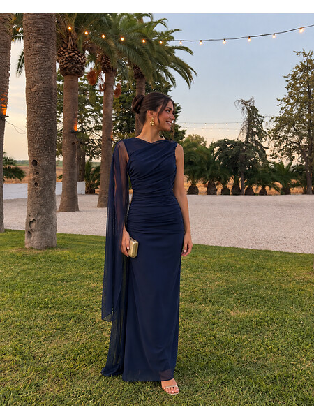 Robe Marilina bleu marine