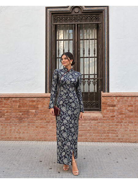 Vestido Oriental Azul 2