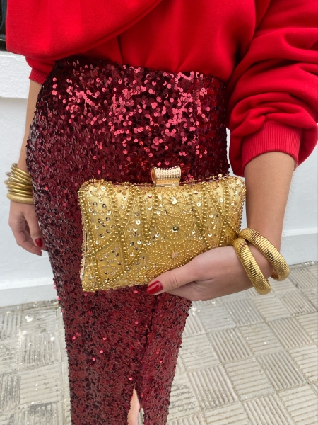 Clutch Vilsa Gold