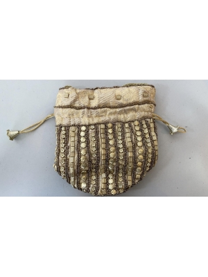 Bolsa Alimosnera dourada