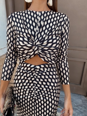 Turmeric Black Dress