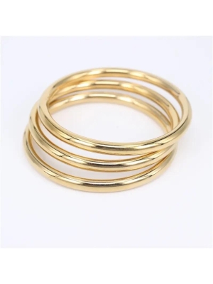 Bracelet en métal doré