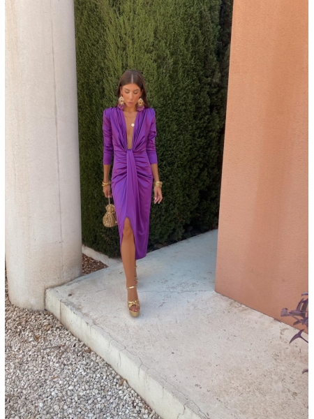 Coliza - Robe à manches longues - Violet 2