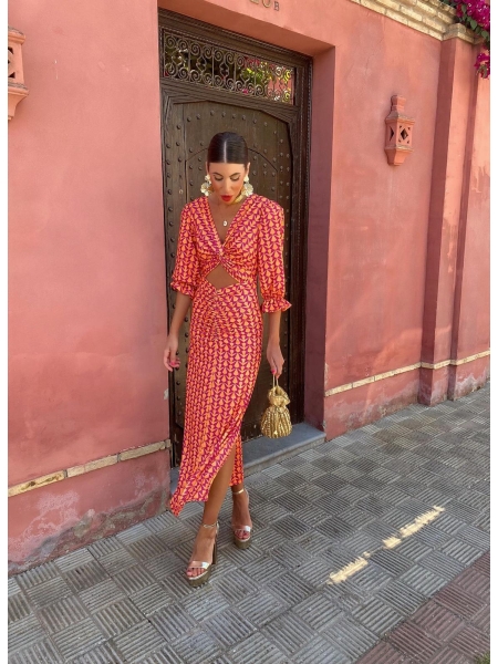 Vestido de açafrão