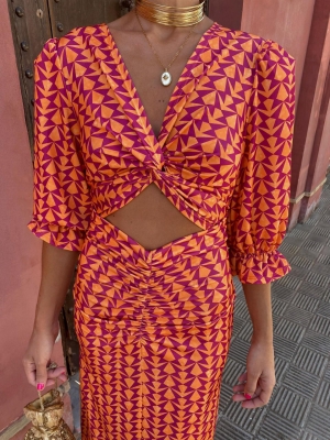 Vestido de açafrão