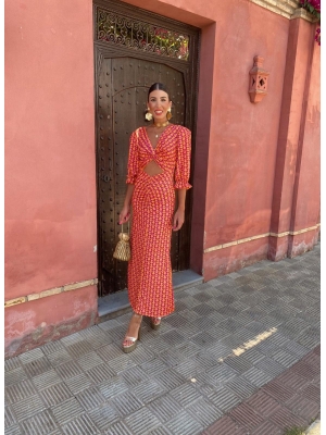 Vestido de açafrão