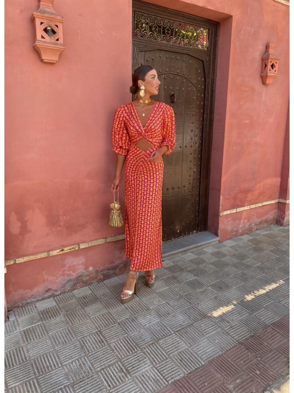 Vestido de açafrão