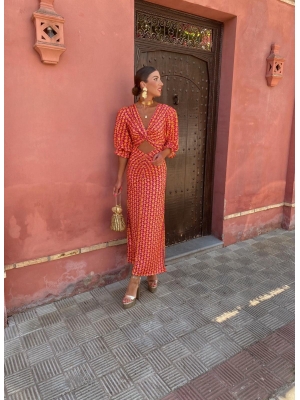Vestido de açafrão