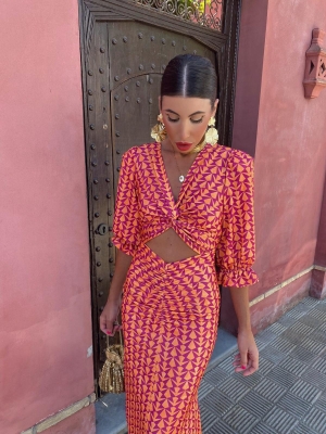 Vestido de açafrão