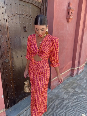 Vestido de açafrão