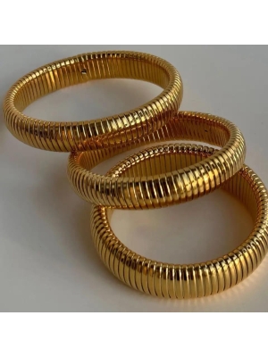 Bracciale largo d'oro