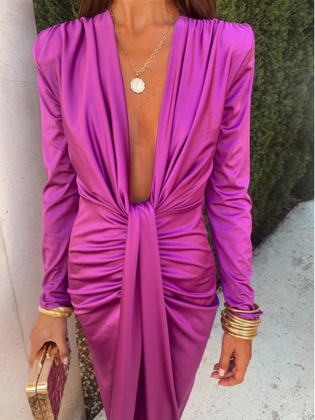 Vestido Coliza Manga comprida Bougainvillea 2