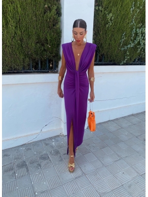 Vestido Coliza roxo