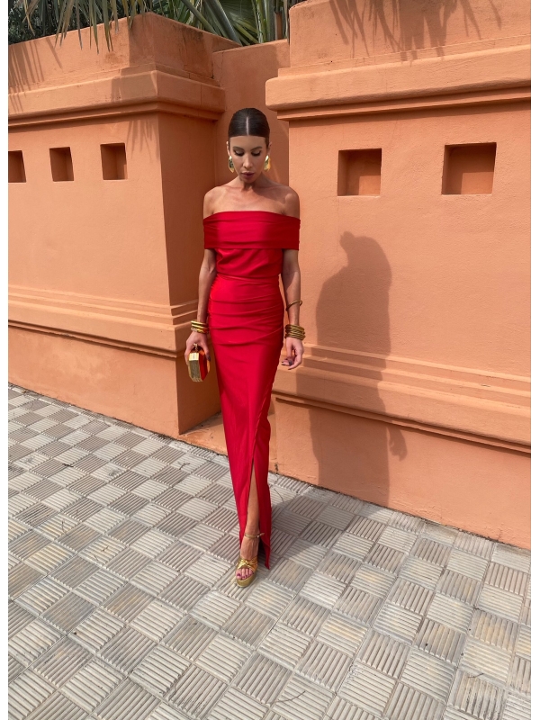 Vestido vermelho Menendez