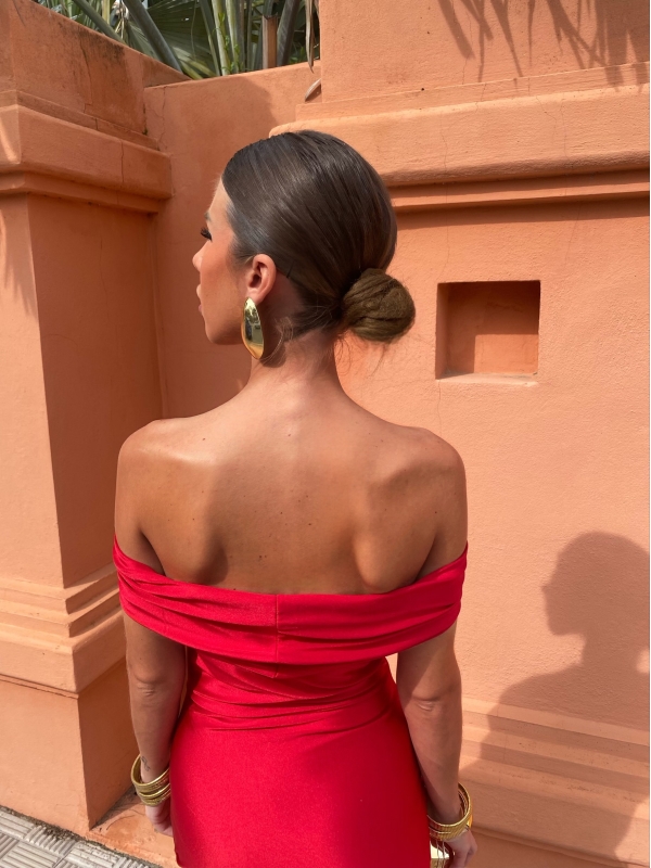 Vestido vermelho Menendez