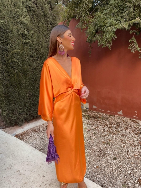 Vestido troiano laranja