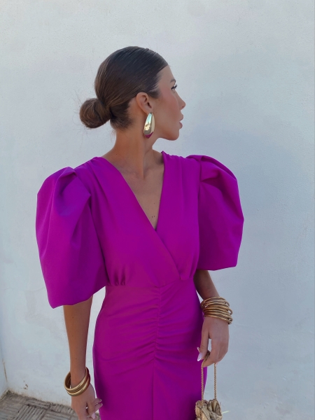 Vestido Albertina Bougainvillea