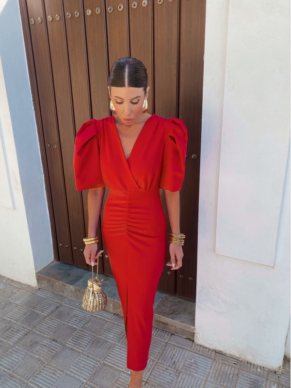Robe rouge Albertina