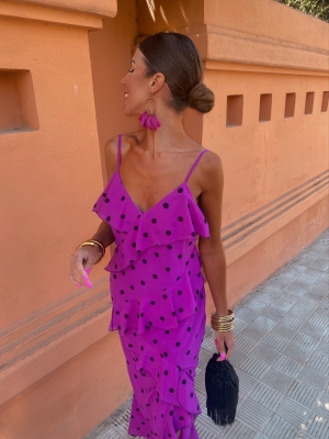 Vestido Bougainvillea Stream