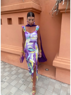 Vestido Olmedo Morado