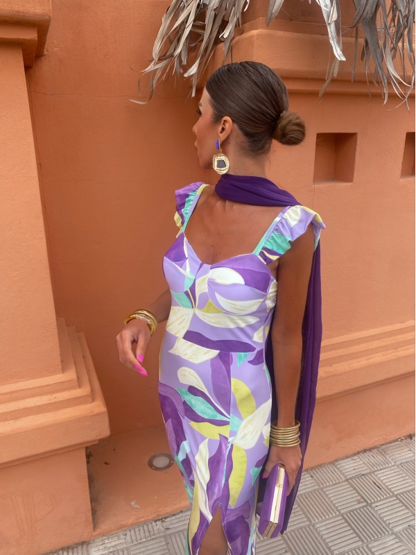 Vestido Olmedo Morado