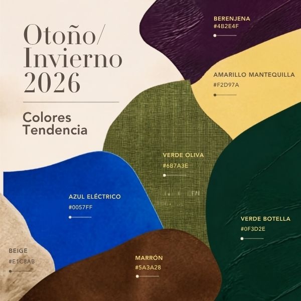 Trending Colors for Autumn/Winter 2026